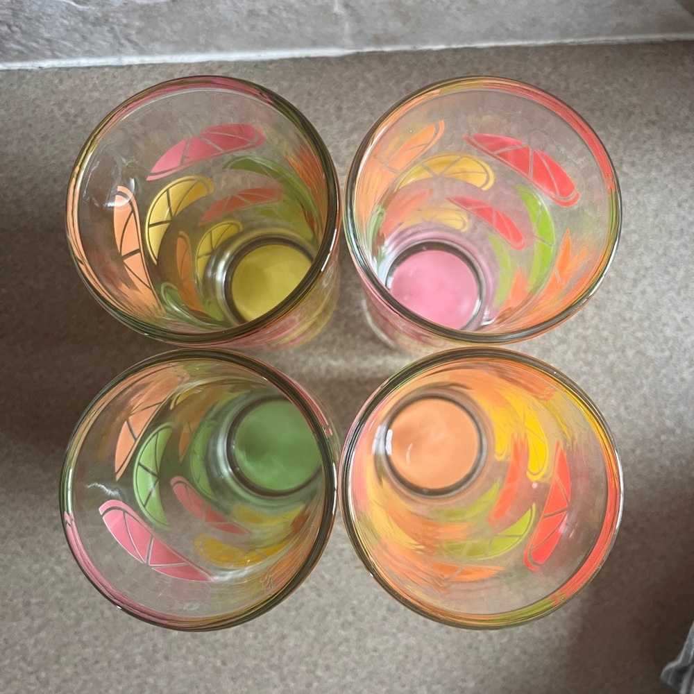 TMD Holding Mid Century Citrus Fruit Drinkware/Cups - Picture 3 of 6
